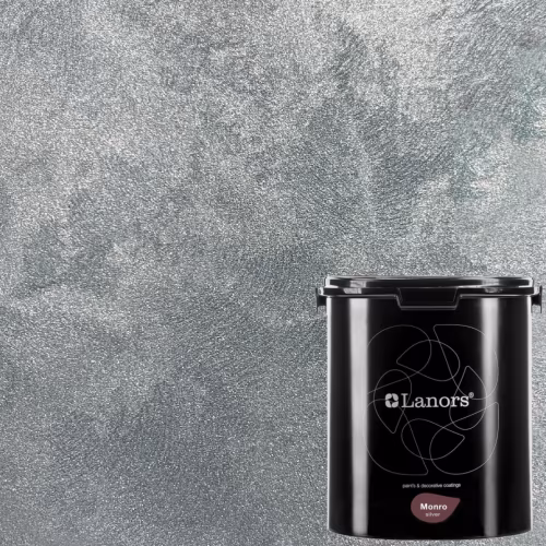 Краска декоративная Lanors Monro Silver цвет MS_067 3 кг