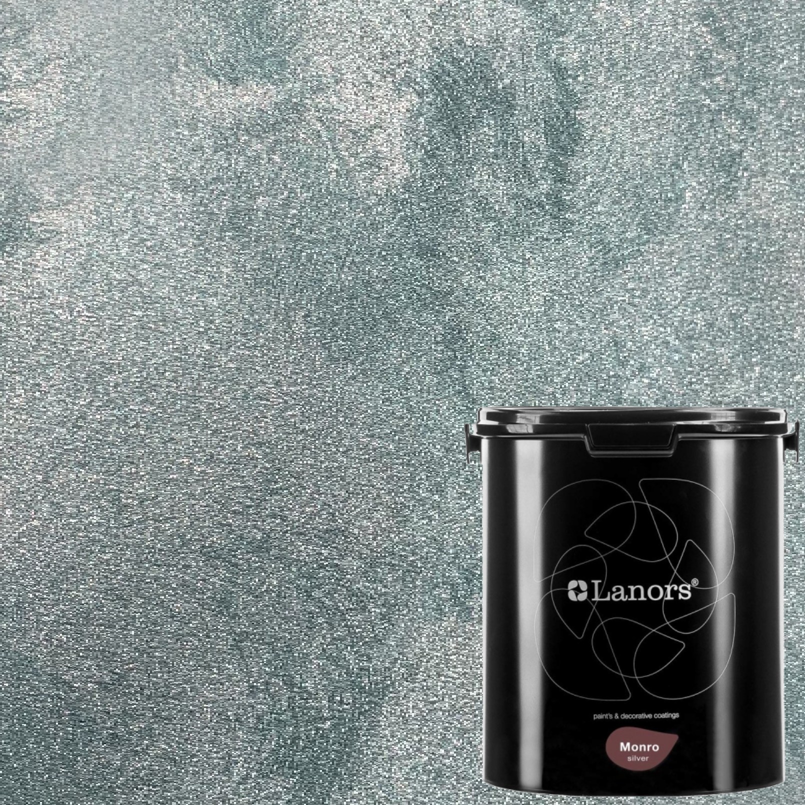 Краска декоративная Lanors Monro Silver MS_068 3 кг