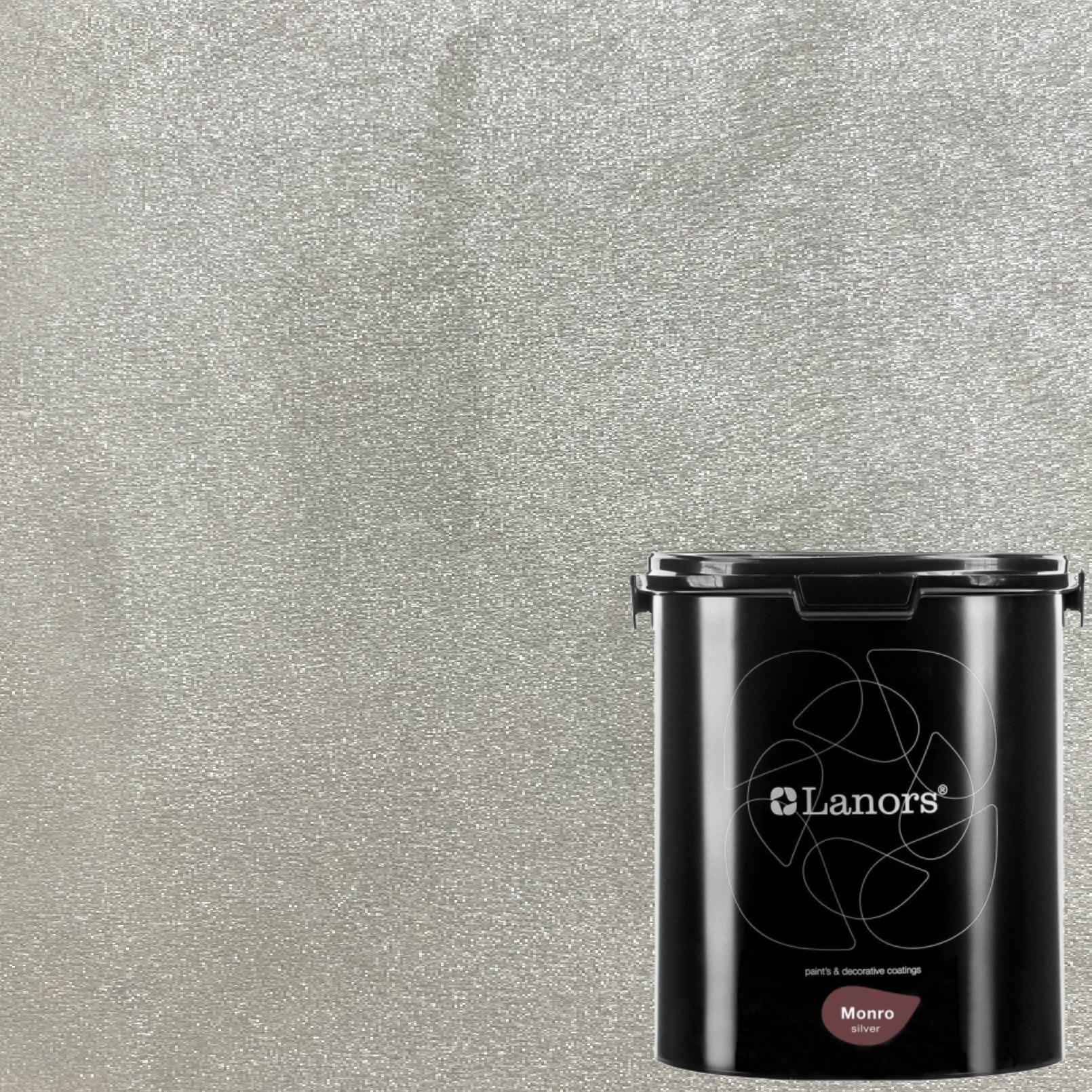 Краска декоративная Lanors Monro Silver MS_070 3 кг