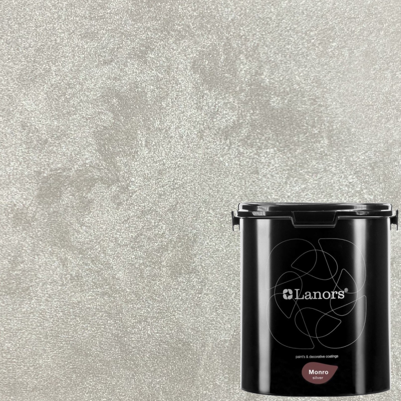 Краска декоративная Lanors Monro Silver MS_073 3 кг