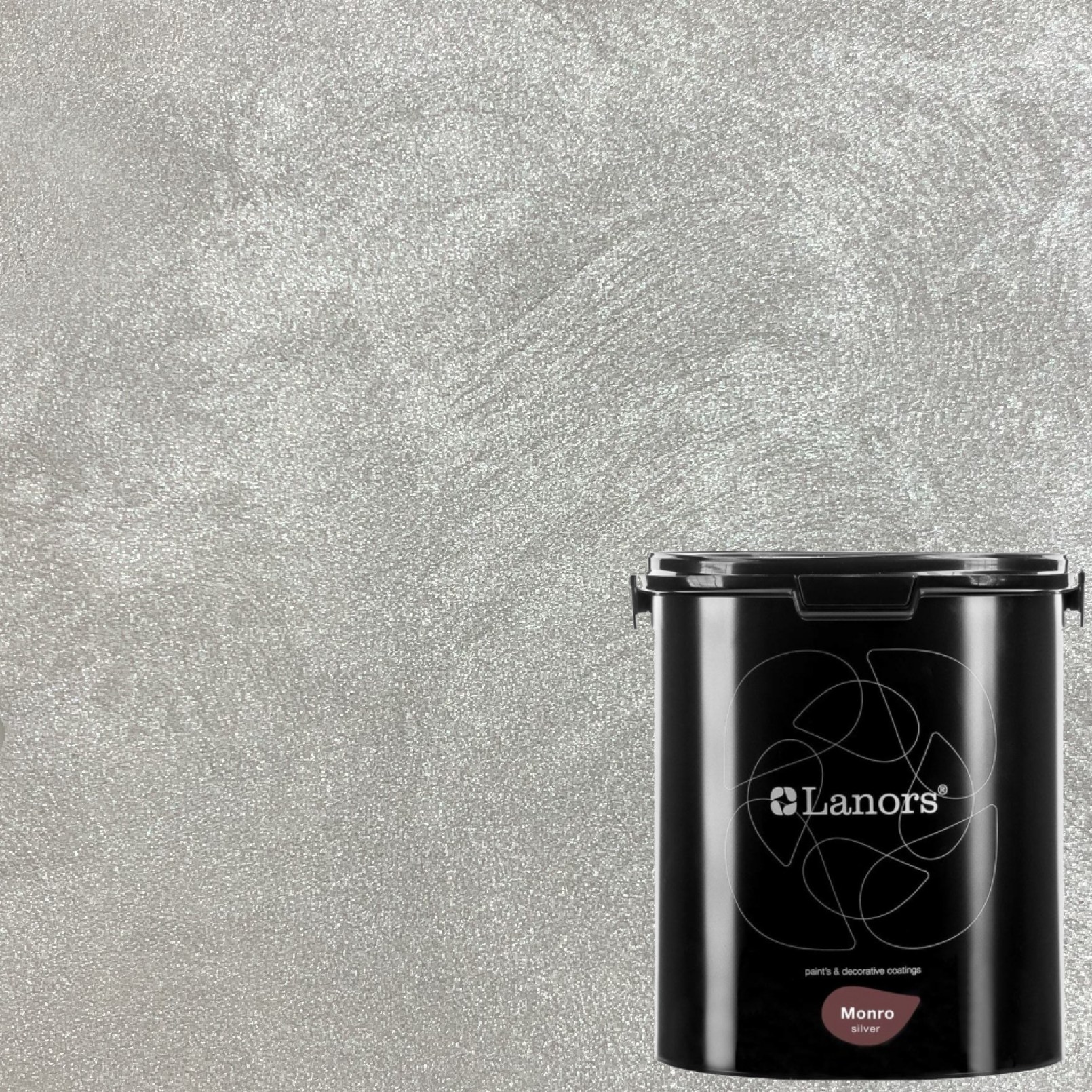 Краска декоративная Lanors Monro Silver MS_074 3 кг