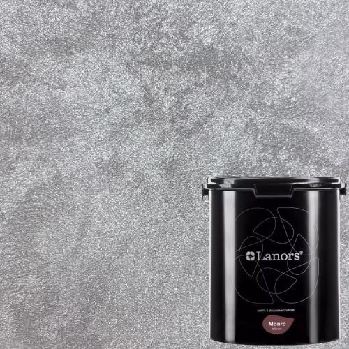Краска декоративная Lanors Monro Silver цвет MS_075 3 кг