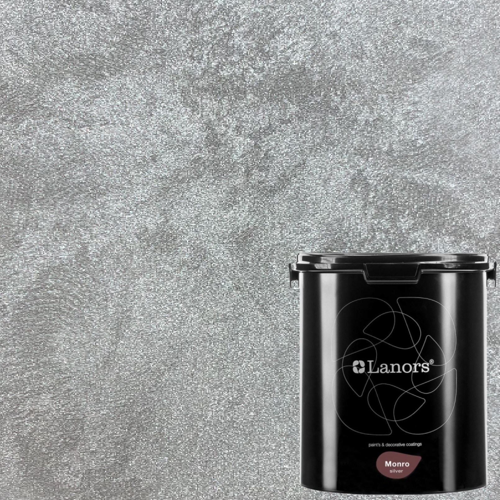 Краска декоративная Lanors Monro Silver MS_075 3 кг