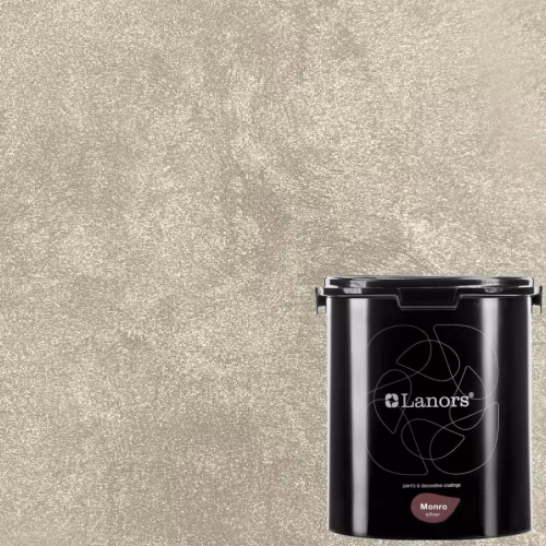 Краска декоративная Lanors Monro Silver цвет MS_077 3 кг