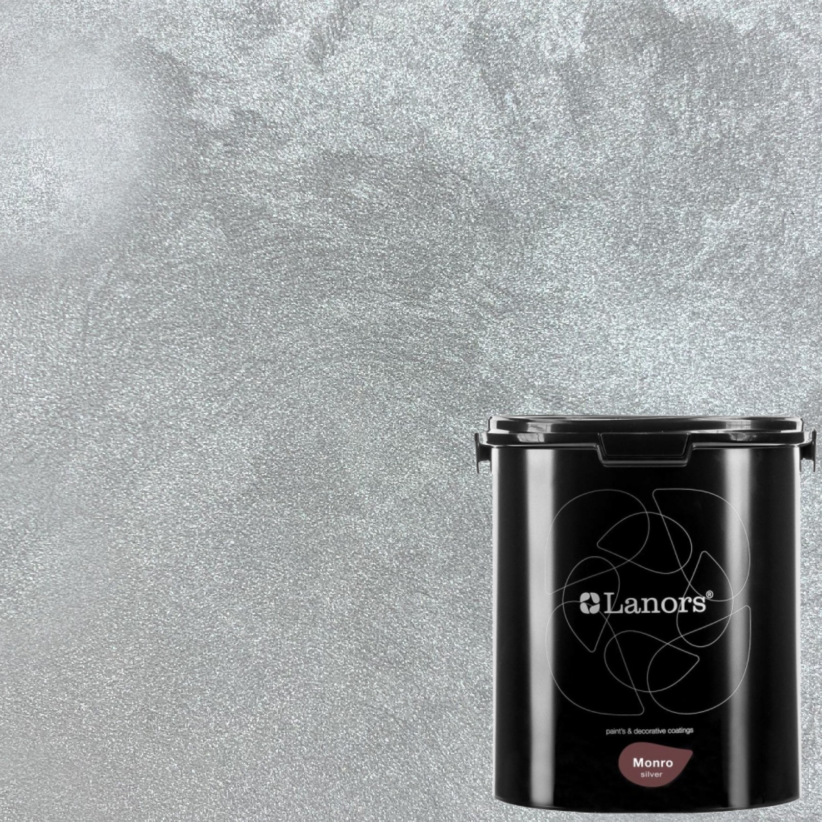 Краска декоративная Lanors Monro Silver MS_078 3 кг