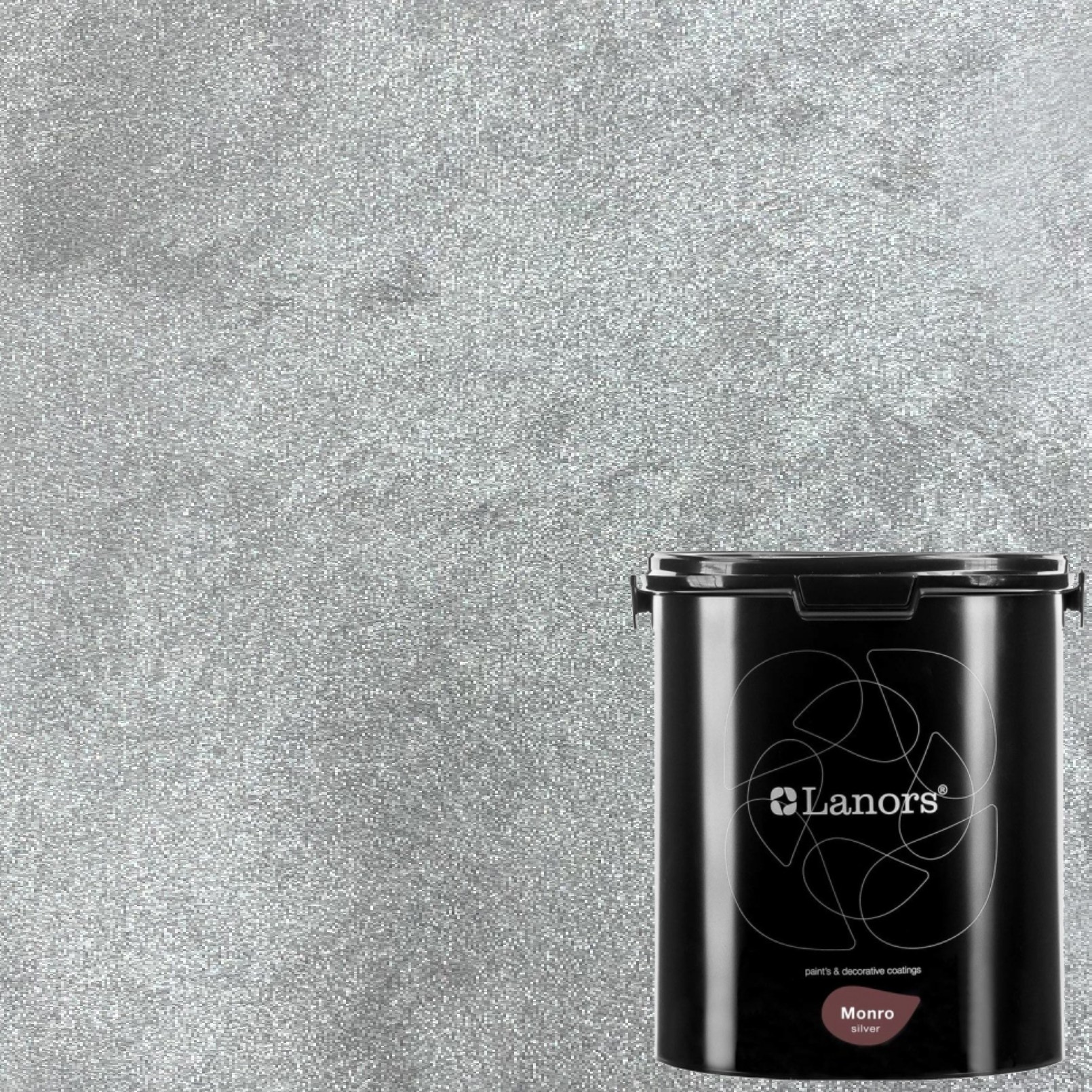 Краска декоративная Lanors Monro Silver MS_079 3 кг