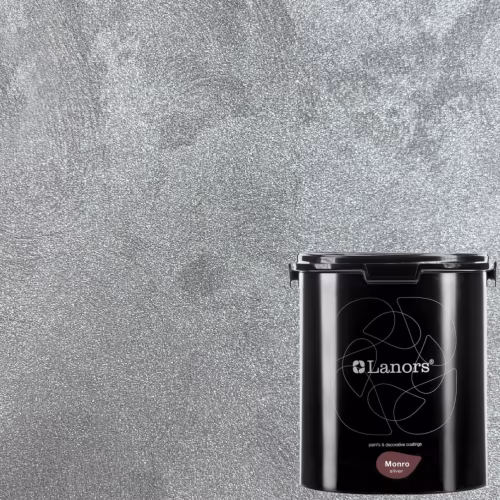 Краска декоративная Lanors Monro Silver цвет MS_080 3 кг