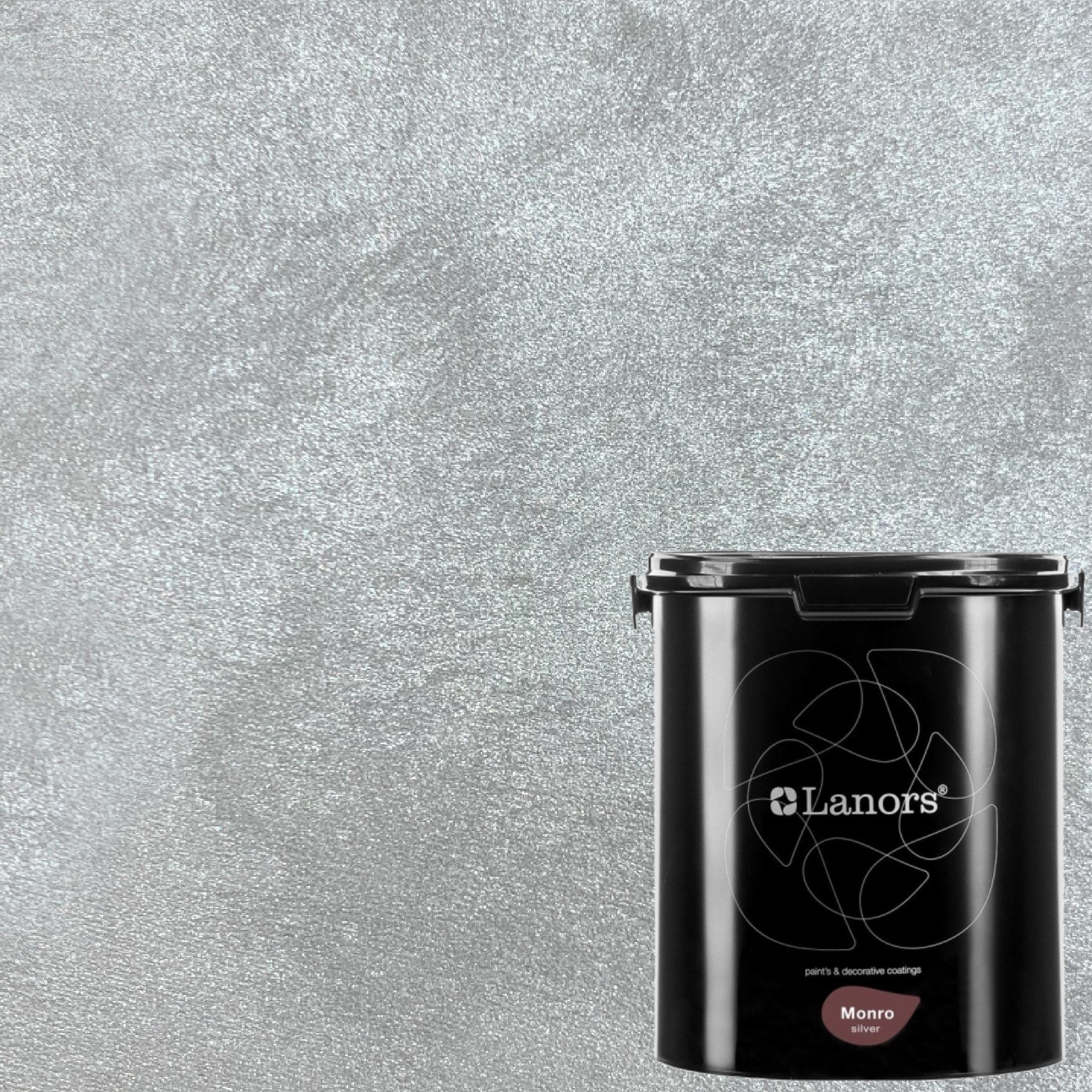 Краска декоративная Lanors Monro Silver MS_082 3 кг