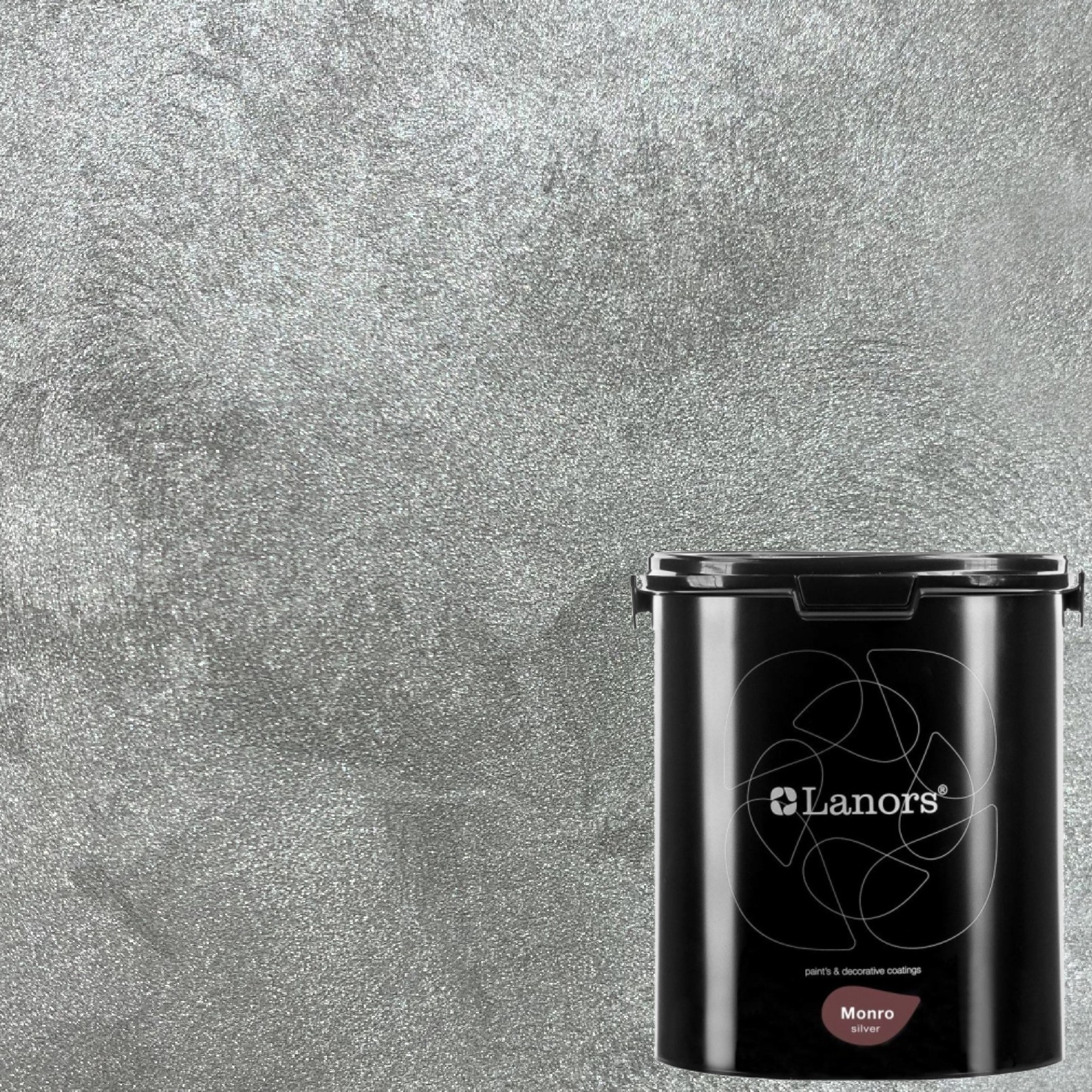 Краска декоративная Lanors Monro Silver MS_083 3 кг