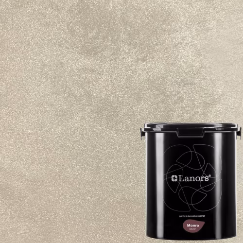 Краска декоративная Lanors Monro Silver цвет MS_085 3 кг