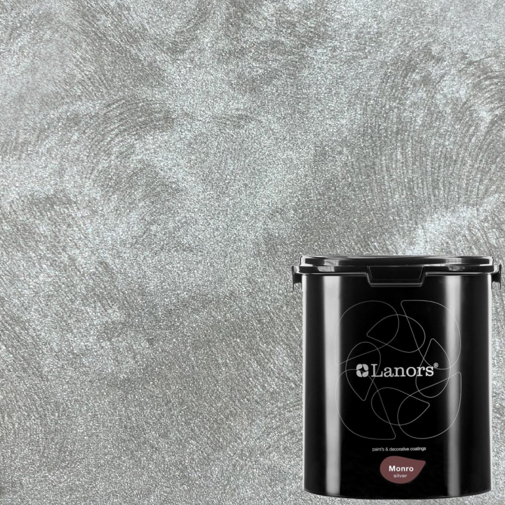 Краска декоративная Lanors Monro Silver MS_088 3 кг
