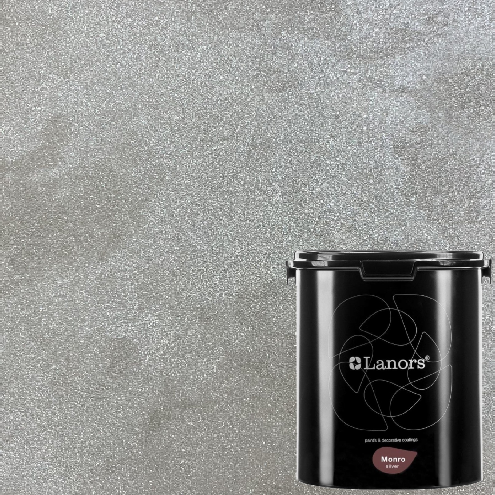 Краска декоративная Lanors Monro Silver MS_091 3 кг