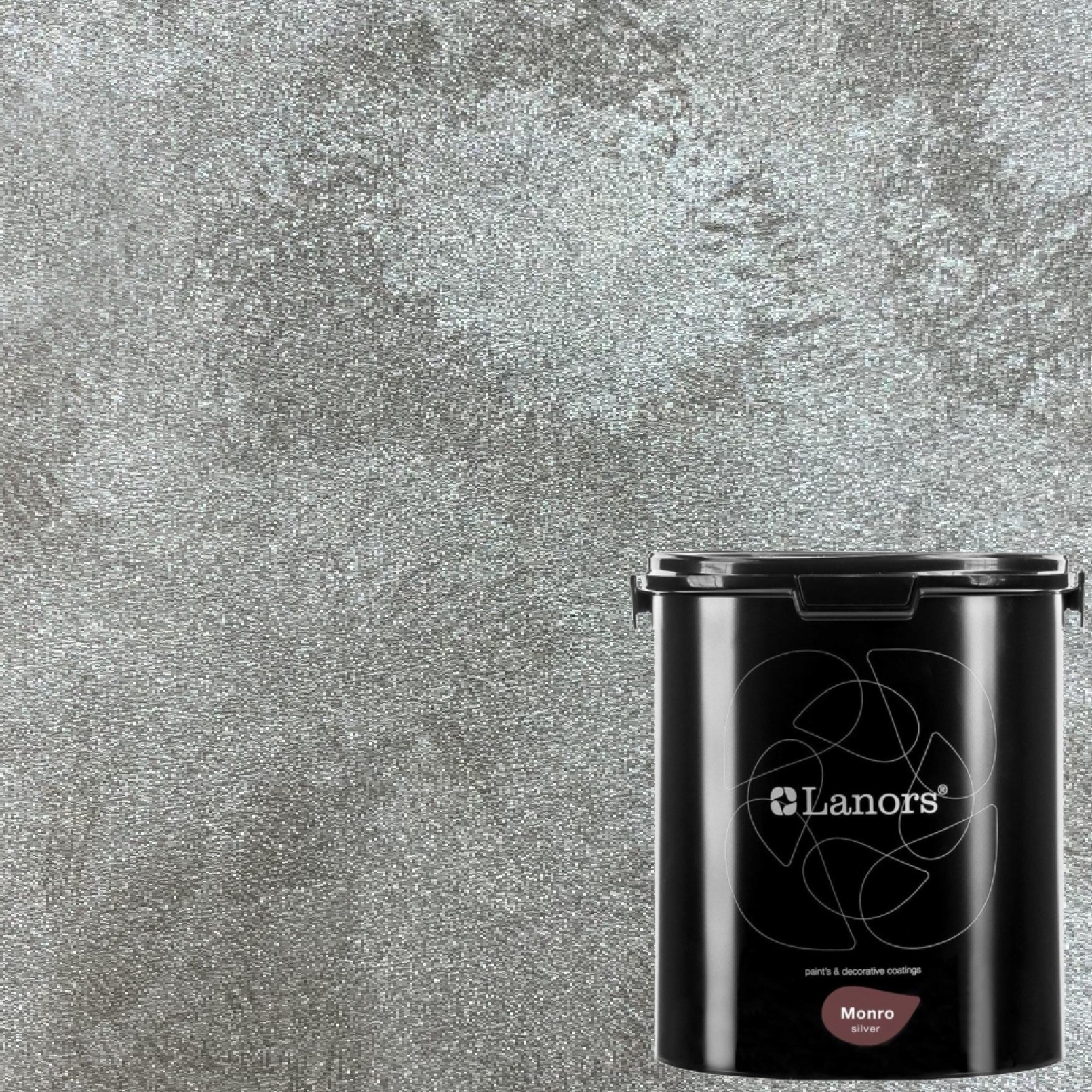 Краска декоративная Lanors Monro Silver MS_092 3 кг