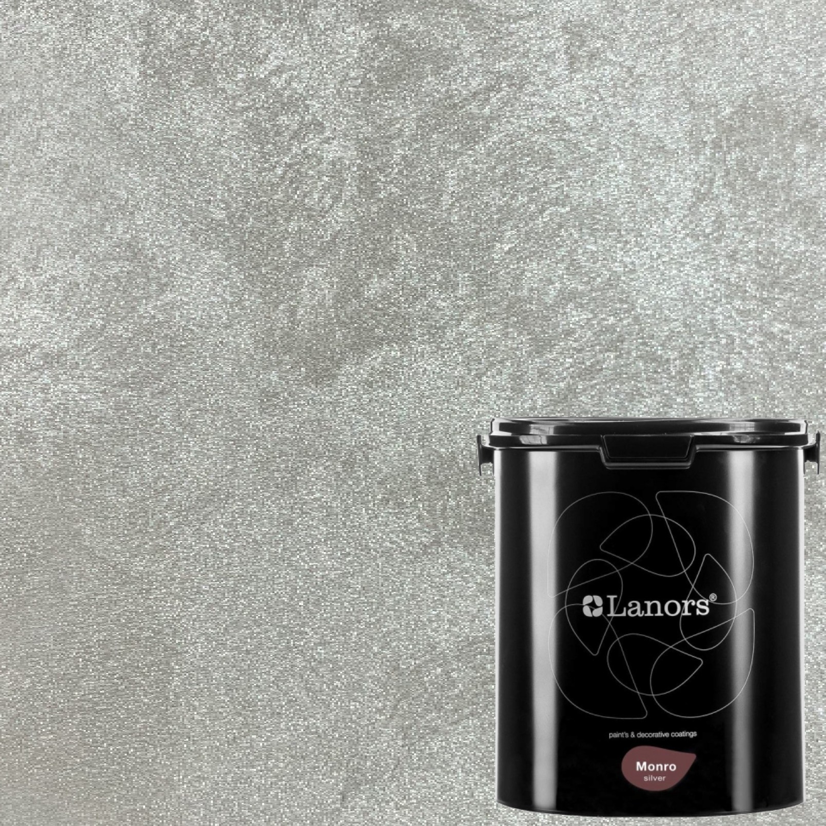 Краска декоративная Lanors Monro Silver MS_094 3 кг