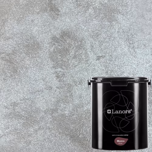Краска декоративная Lanors Monro Silver цвет MS_095 3 кг