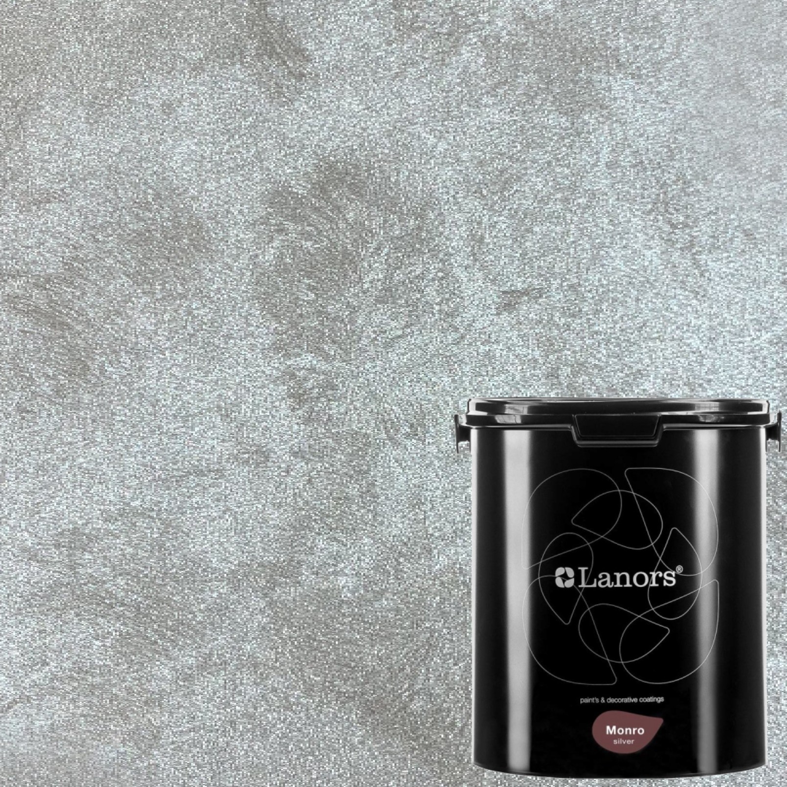 Краска декоративная Lanors Monro Silver MS_095 3 кг