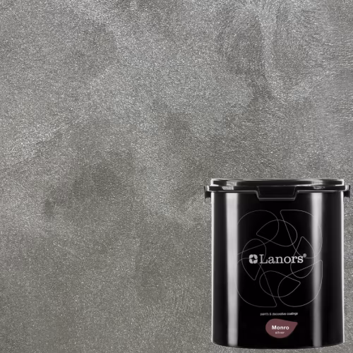 Краска декоративная Lanors Monro Silver цвет MS_097 3 кг