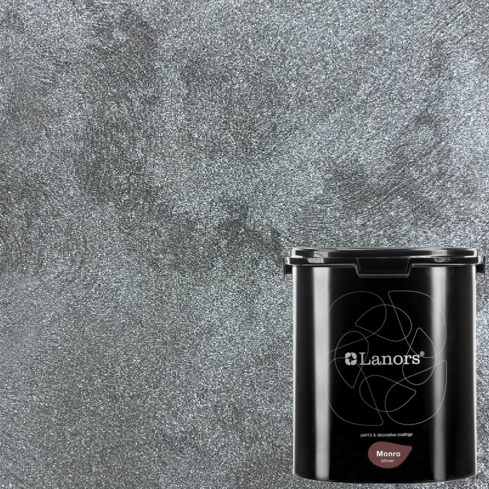 Краска декоративная Lanors Monro Silver MS_098 3 кг Краска декоративная Lanors Monro Silver MS_098 3 кг