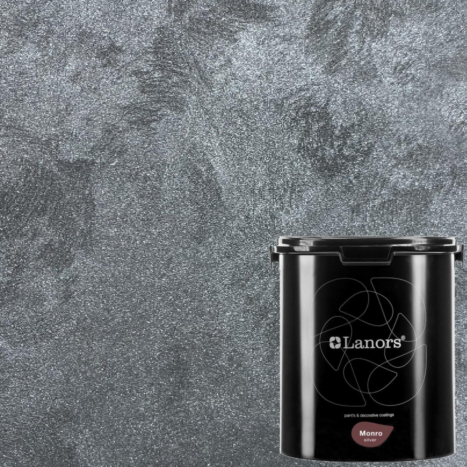 Краска декоративная Lanors Monro Silver MS_099 3 кг Краска декоративная Lanors Monro Silver MS_099 3 кг