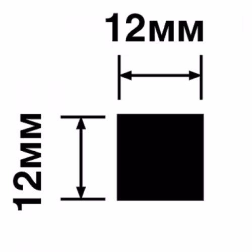Молдинг из полистирола под покраску Hiwood D12V1 NP 2700×12×12