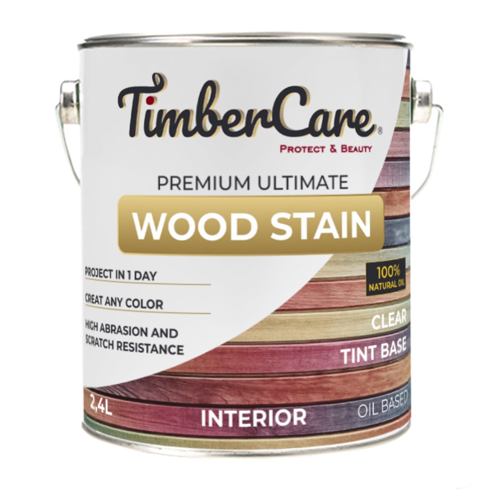 Масло для дерева TimberCare Wood Stain Бесцветное 350038 Clear Tint Base 2,4 л