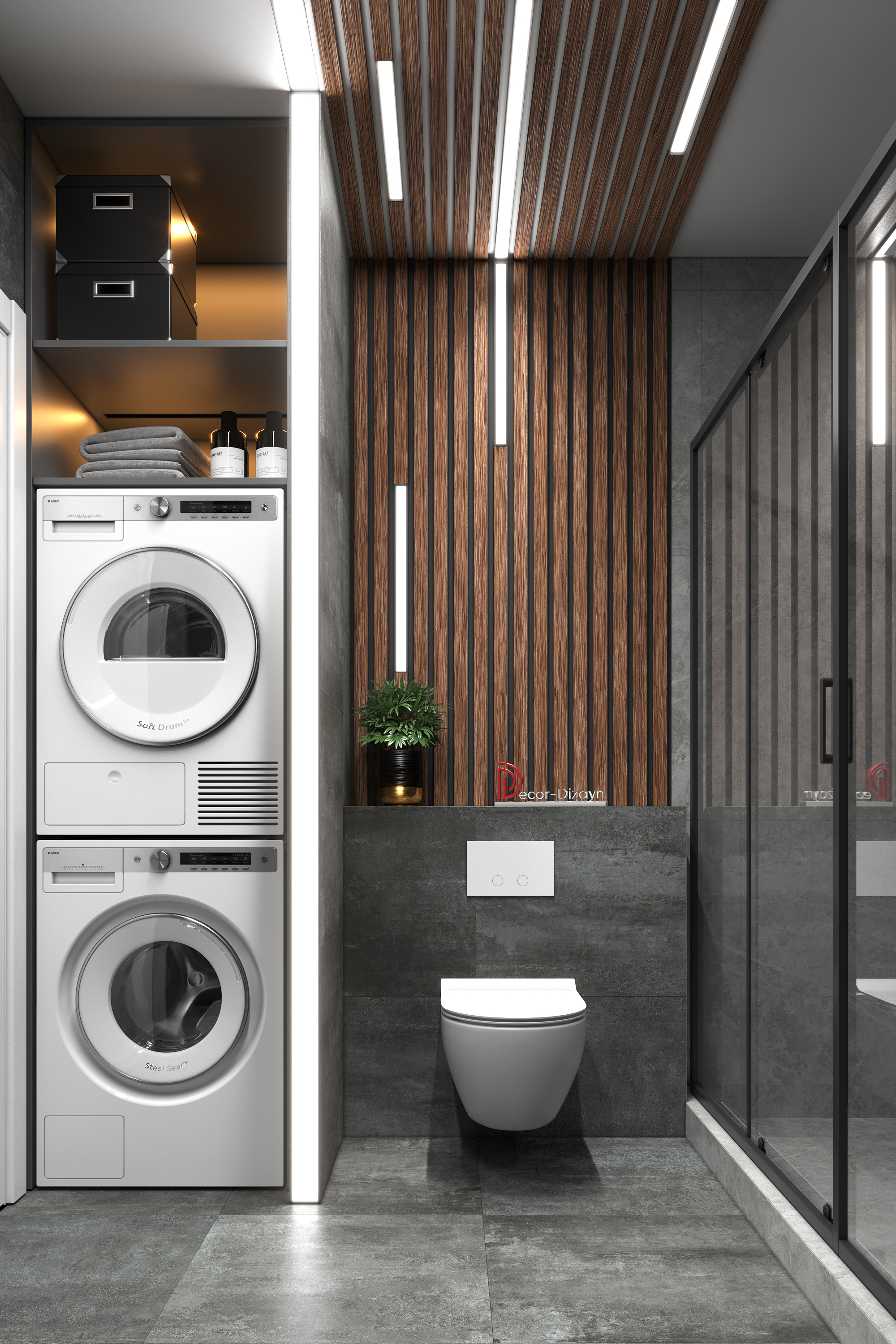 Рейка декоративная Decor-Dizayn 618-83SH 3000×40×15 фото в интерьере