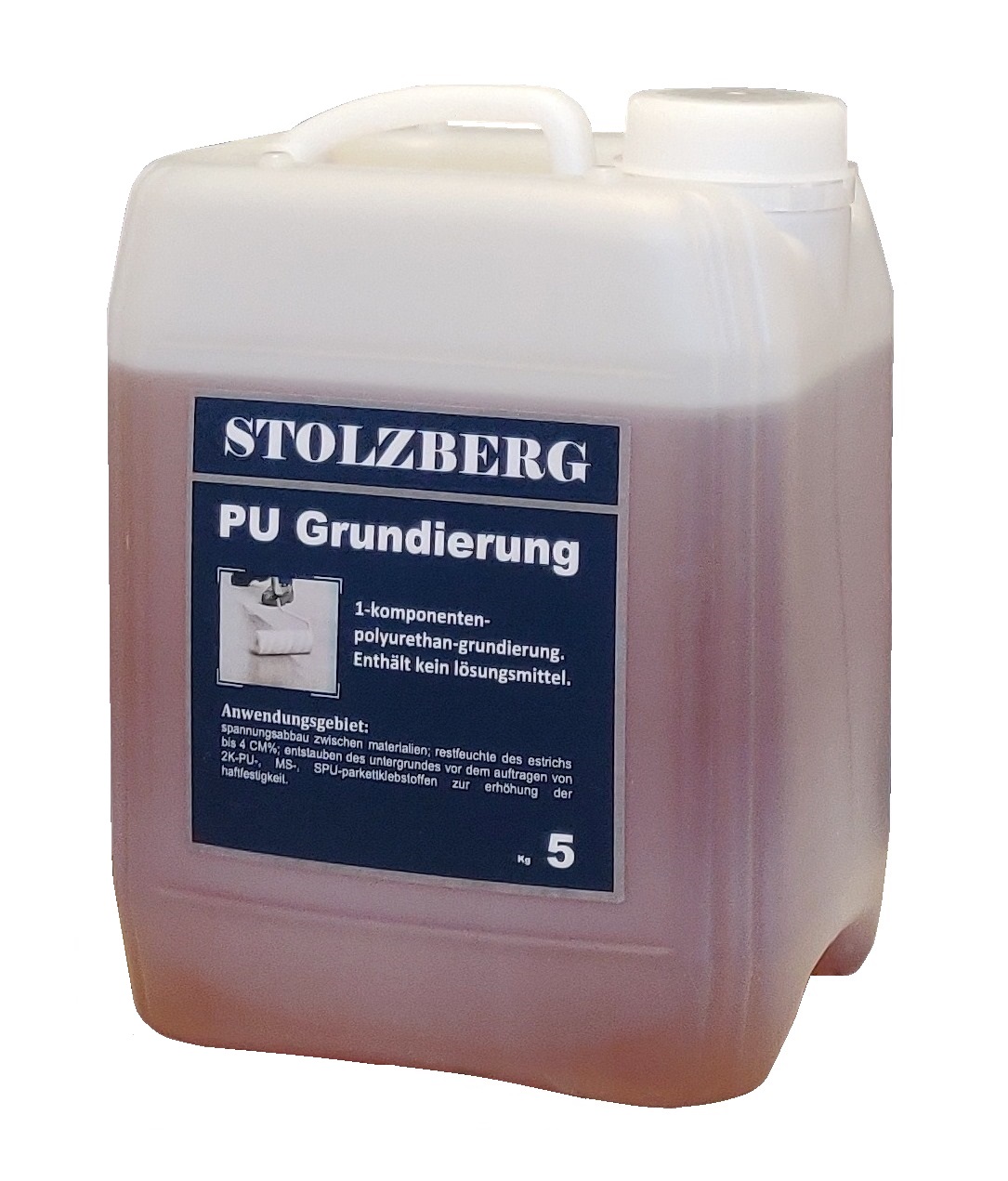 Грунтовка по стяжке Stolzberg PU Grundierung PRO полиуретановая 5 кг