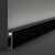 Потолочный плинтус с подсветкой NMC Wallstyl IL10 Black 2000×23×80