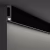 Потолочный плинтус с подсветкой NMC Wallstyl IL10 Black 2000×23×80