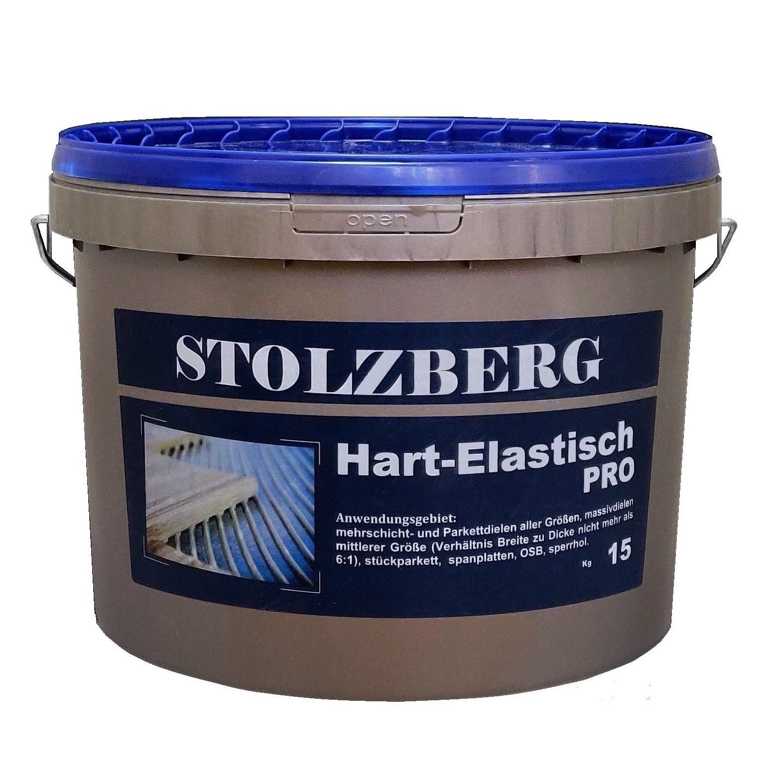 Клей для паркета Stolzberg Hart-Elastisch PRO полимерный 15 кг