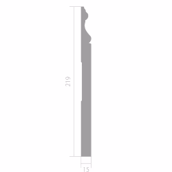 Плинтус под покраску Ultrawood Base 005 i 2000×219×15