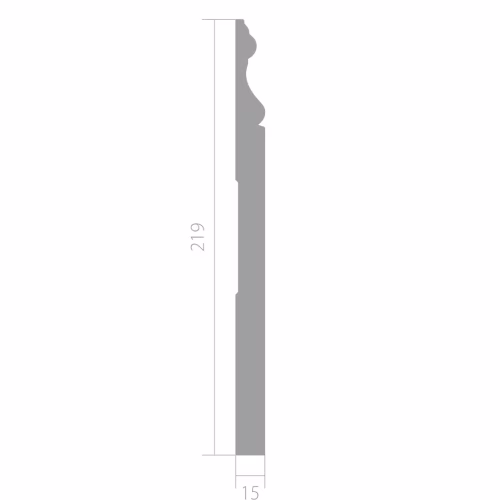 Плинтус под покраску Ultrawood Base 005 i 2000×219×15
