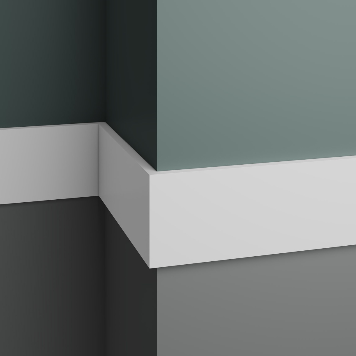 Молдинг Ultrawood White BO 8012 p 2000×80×12 фото в интерьере