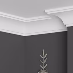Потолочный плинтус ЛДФ под покраску Ultrawood CR 2340 2000×85×65