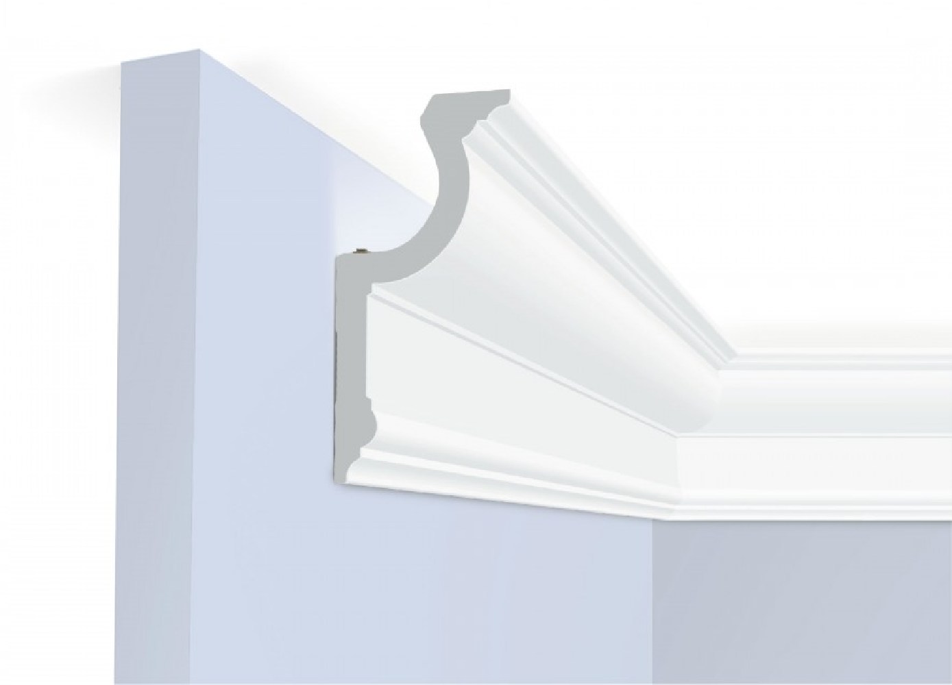 Потолочный плинтус под покраску Hiwood A188 2000×81,6×170