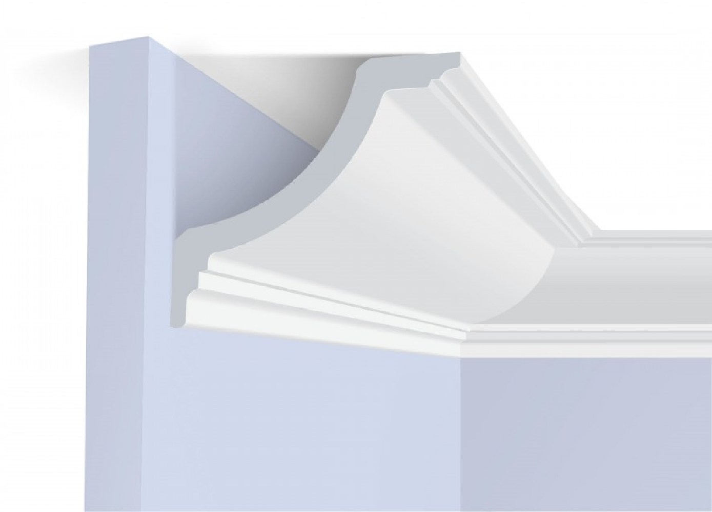 Потолочный плинтус под покраску Hiwood A141 2000×100×100