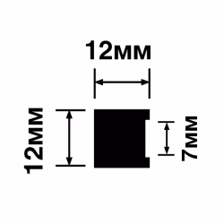 Молдинг из полистирола под покраску Hiwood MD12V1 2700×12×12