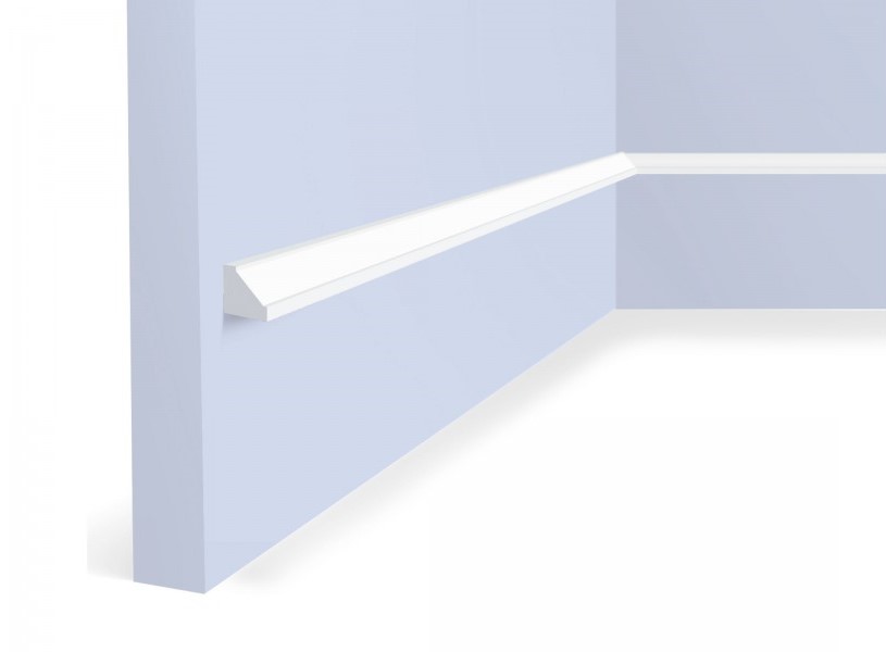 Молдинг из полистирола под покраску Hiwood D12V2 2700×12×12