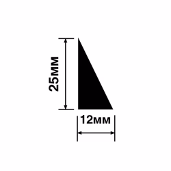 Молдинг из полистирола под покраску Hiwood TR25 2700×25×12