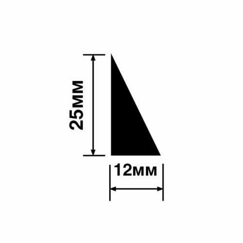 Молдинг из полистирола под покраску Hiwood TR25 2700×25×12