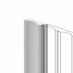 Финишный молдинг под покраску Hiwood LF138A NP 2700×43,3×12