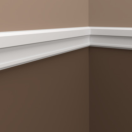 Молдинг под покраску Европласт 1.51.344 2000×91×18 фото в интерьере