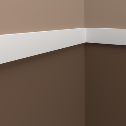 Молдинг под покраску Европласт 1.51.363 2000×70×13 фото в интерьере