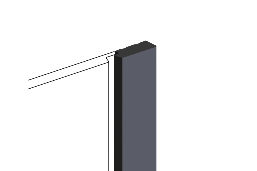 Финишный молдинг Hiwood LF124B GR15K 2700×31×12