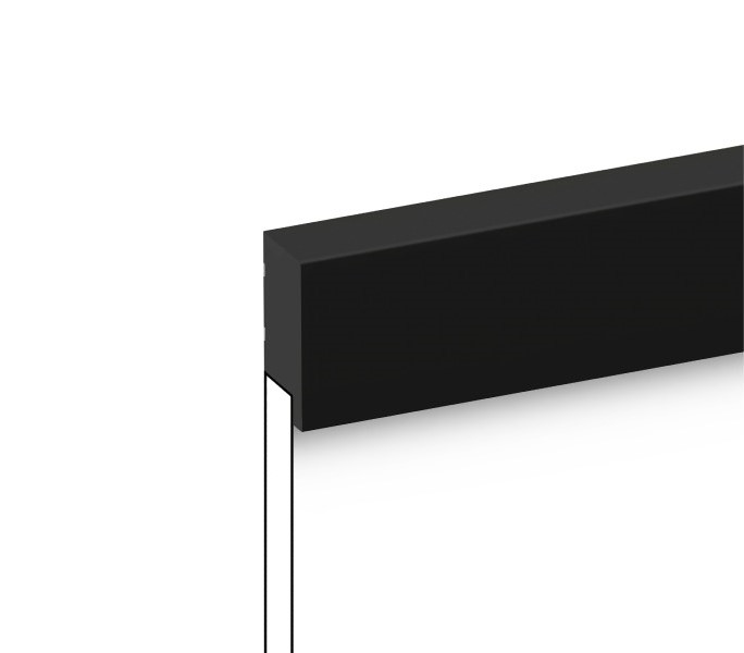 Финишный молдинг Hiwood LF1 BK 2700×50×17