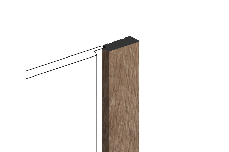 Финишный молдинг Hiwood LF124B BR416 2700×31×12