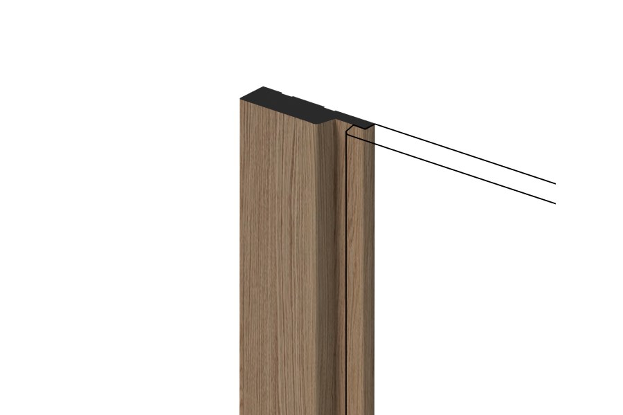 Финишный молдинг Hiwood LF124A BR417 2700×42×12