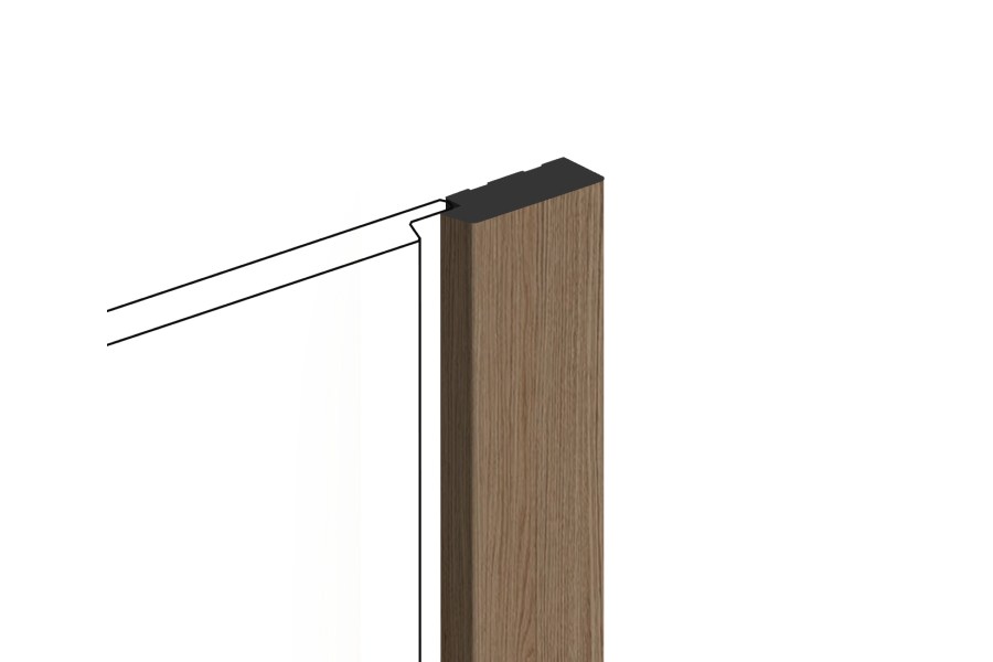 Финишный молдинг Hiwood LF124B BR417 2700×31×12