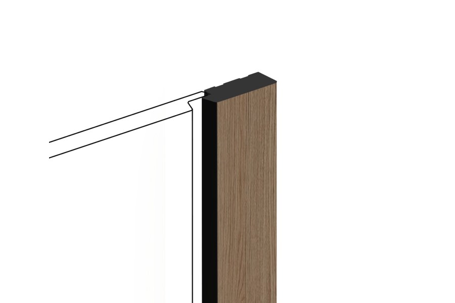 Финишный молдинг Hiwood LF124B BR417K 2700×31×12