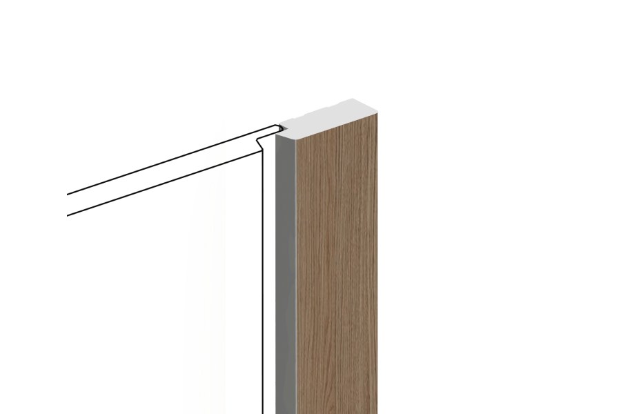 Финишный молдинг Hiwood LF124B BR417N 2700×31×12